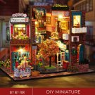 DIY Miniature Cityscape Kit, Build a Miniature City Brick Walls, Miniature Cherry Blossoms, Miniatur