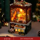 DIY Miniature Christmas Bookshelf, Craft a Miniature Christmas Wonderland, Miniature Gingerbread, Bo
