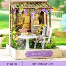 DIY Miniature Rest Time Kit, Miniature Afternoon Coffee with Book, Diy Miniature Coffee Corner,Tiny 