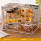 DIY Miniature Cake Shop Kit, DIY Miniature Bakery, Bakery Decor Craft Set, Assembly Model Building K