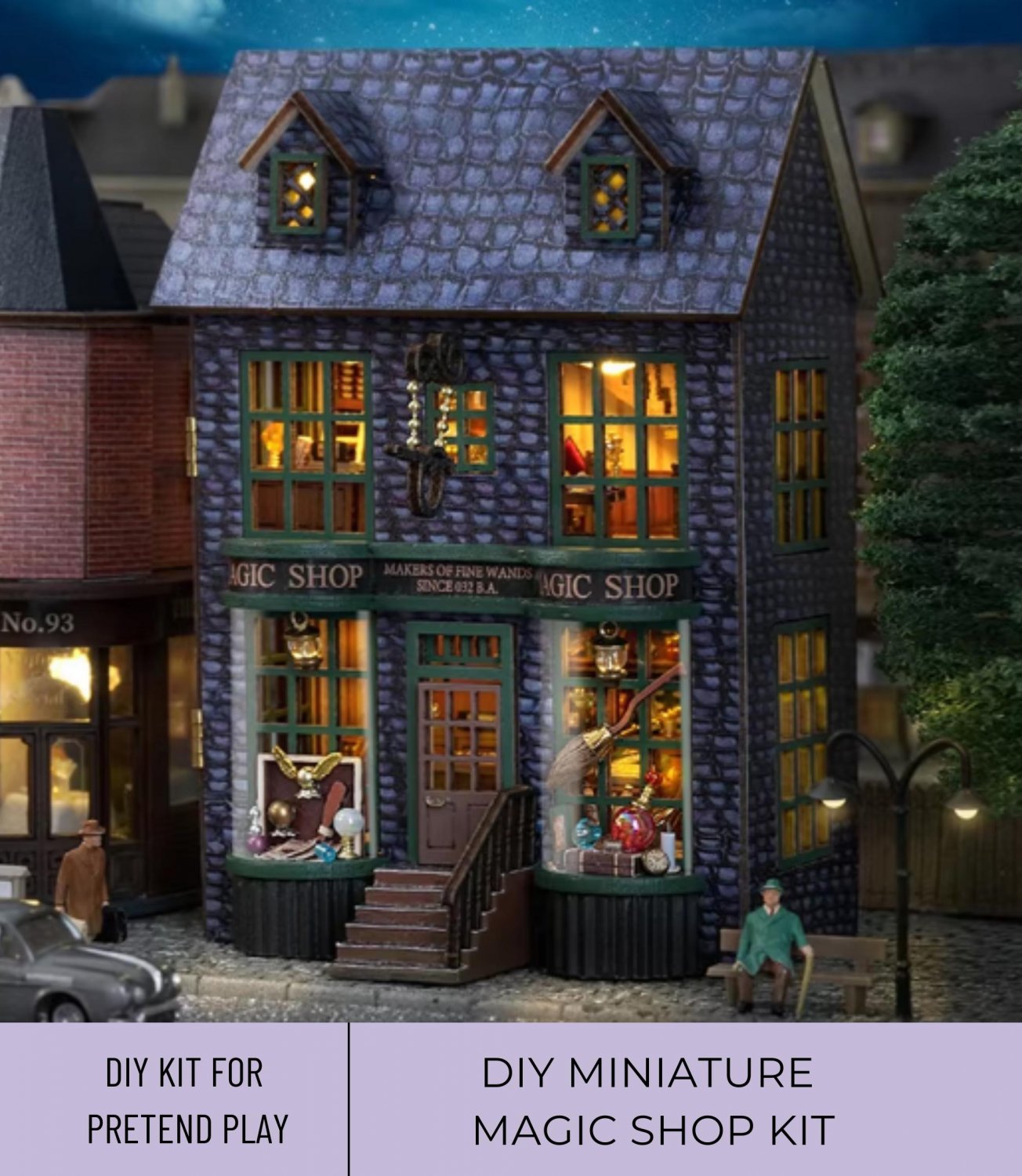 DIY Miniature Magic Shop, Mini Witch Shop, Miniature Wand Shop, Miniature Shop Diy Kit, Miniature Cr