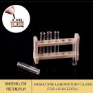 Miniature Test Tubes, Miniature Laboratory Accessories, Miniature Rack Tube, Mini Test Tubes with Wo