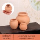 1Pc Miniature Clay Mini Jar, Miniature Jar for Doll House Decor, Miniature Flower Vase, Mini Vase Pr