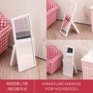 1Pc Miniature Mirror, Miniature Full Length Mirror for For Dolls House Decoration, Mini Mirror For B
