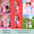 Miniature Wedding, Miniature Kissing Couples, Mini Wedding Couples, Miniature Bride, Ornament Christ