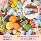 5Pcs Miniature Snacks, Miniature Toys, Mini Food for Dollhouse Kitchen Accessories, Miniature Superm