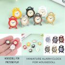 1Pc Miniature Vintage Alarm Clock Miniature Roman Numeral Clock, Miniature Room Furniture Accessorie