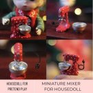 1 Set Miniature Mixer, Miniature Christmas Mixer Gift, Mini Blender Kitchen Decoration, Miniatures K