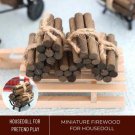 1Pc Miniature Bundle Of Firewood, Mini Firewood For Dollhouse Decoration, Camping Supplies, Miniatur