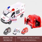 1 Pc Miniature Ambulance, Miniature Rescue Cars, Mini Police Cars, Diecast Car Toys For Children Boy