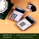 1 Pc Miniature Black Calculator, Miniature Accessories School Supplies, Miniature Supermarket Decor,