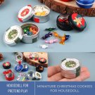 Miniature Christmas Cookies, Miniature Biscuit Candy Set, Miniature Christmas Decor Toy, Dollhouse M