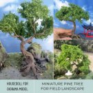 1 Pcs Miniature Mountain Pine Tree Trees, Miniature Wire Tree , Landscape Miniature Train Railway