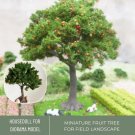 1 Pc Miniature Fruit Tree, Miniature Tree Craft Kit, Mini Tree for Diorama, Miniature Tree with Frui