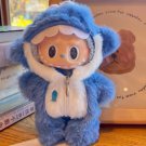 Adorable Blue Shark Onesie Labubu, Blue Shark Costume for Labubu, Blue Shark Themed Costume Onesie,