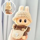 Boho Crochet Clothing Set For Labubu, Crochet Bucket Hat, Crochet Cardigan Pattern, Crochet Handbag,