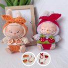 Cute Crochet Bikini Set for Labubu, Handmade Crochet Fashion Set Labubu, Handmade Crochet Swimwear f