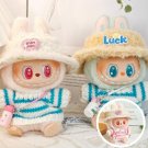 Adorable Crochet Clothing Pattern with Tumbler Bag for Labubu Outfit, Handmade Fashion Labubu Doll, 