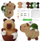 DIY Capybara Crochet Kit, Amigurumi Capybara Plush Toy, Animal Crochet Kit, Amigurumi Kit, Craft kit