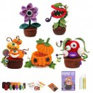 DIY Cute Monster Pumpkin Halloween Crochet, Halloween Crochet Ideas, Pumpkin Crochet, Crochet with S