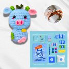DIY Little Cow Crochet Kit, Cute Animal Crochet, DIY Handcrafted, Amigurumi Crochet Kit for Beginner