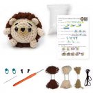 DIY Crochet Kit Hedgehog, Amigurumi Pattern Hedgehog Crochet, Amigurumi Hedgehog Kit, Perfect Handma