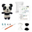 DIY Crochet Kit Panda, Amigurumi Kit, Learn How to Crochet Kit, Crochet Material Package DIY Handmad