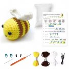 DIY Crochet Kit Cute Bee, Amigurumi Bee Pattern, DIY Crochet for Beginners, Easy Crochet Starter Kit