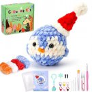 DIY Penguin Crochet Kit, Amigurumi Penguin Set, Stuffed Animal Kit, Crochet Penguin Plush, Xmas Gift