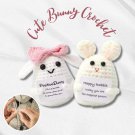 Cute Bunny Crochet, Kawaii Crochet Bunny, Amigurumi Handmade, Bunny Crochet Pattern For Desk Decor, 