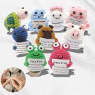 Kawaii Animals Crochet Frog Pig Koala Bunny Turtle Octopus, Amigurumi Decoration, Handmade Crochet T
