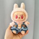 Cute Blue Jumpsuit Kawaii Bear Charm for Labubu, Chic Clothes Labubu Outfit Great Gift for Friend