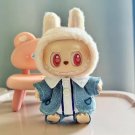 Cute Set Boss in Denim Outfit for Labubu, Chic Clothes Labubu Outfit Great Gift for Friend