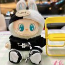 Party Trendy Black Sweater Clothing for Labubu, Mini Labubu Dolls  V1 V2 Clothes Outfit Accessories