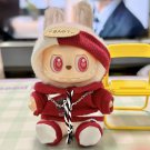 Party Trendy Red Sweater Clothing for Labubu, Mini Labubu Dolls  V1 V2 Clothes Outfit Accessories