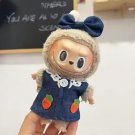 Carrot Cutie in a Dress for Labubu, Bunny Vibes Labubu Style Doll Clothing Summer Decoration