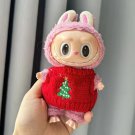 Labubu Holiday Outfit, Cozy Snow Season Clothes for Dolls Accessories