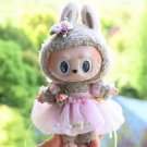 Purple Princess Outfit for Labubu, Tulle Skirt Ensemble Outfit Accessories