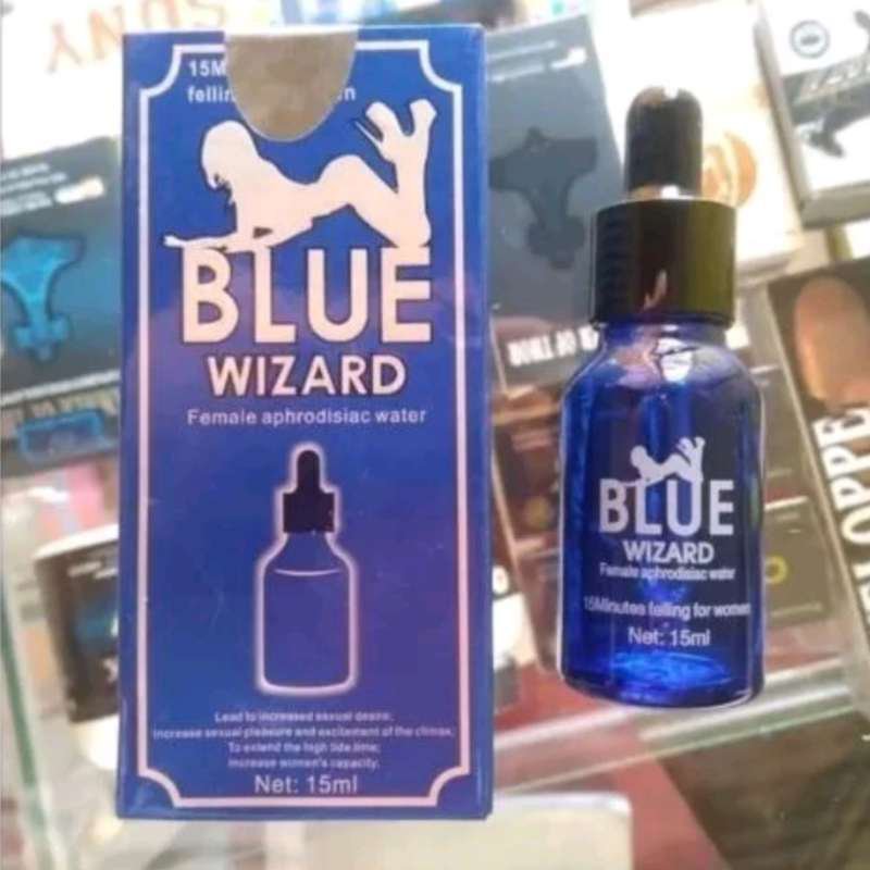 ORIGINAL BLUE WIZARD FEMALE SEX DROPS APHRODISIAC WATER INCREASE