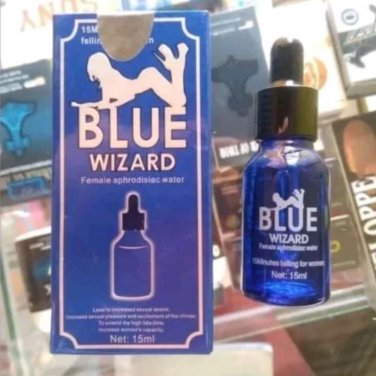 ORIGINAL BLUE WIZARD FEMALE SEX DROPS APHRODISIAC WATER INCREASE WOMEN PLEASURE