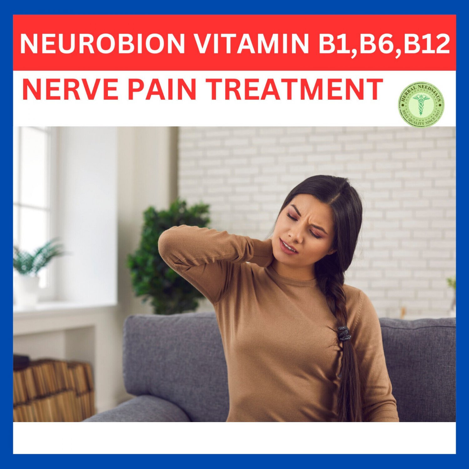 60 Tablets Neurobion Vitamin B Complex B1, B6, B12 for Nerve Relief