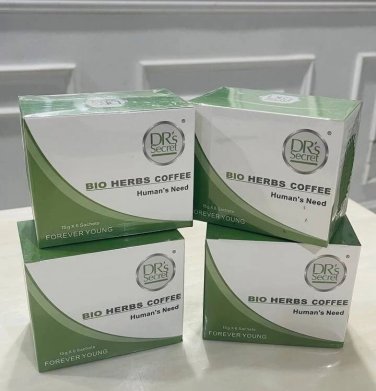 4 Box Bio Herbs Drs Secret Instant Coffee Men Stamina Forever Young