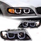HEADLAMP BMW E46 LCI FACELIFT SERI 3 2001-2005 SONAR U RIM ANGEL EYES INCLUDE HID