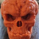 Pumpkin Skull Candle Made with Real Pumpkin Seeds