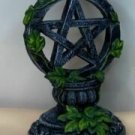 Aged Pentacle Ceramic Candle Holder (Set of 2)