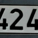 Car license plate Turkmenistan Original
