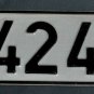 Car license plate Turkmenistan Original