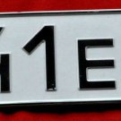License plate of the republic of Ingushetia 06 region Russia! The ori