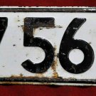 license plate Armenian SSR, 1977 The original!
