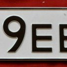 License plate of Russia Bashkortostan new region 702 Original!